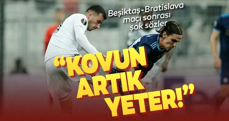 Beşiktaş - Slovan Bratislava maçı sonrası Oğuzhan Özyakup isyanı