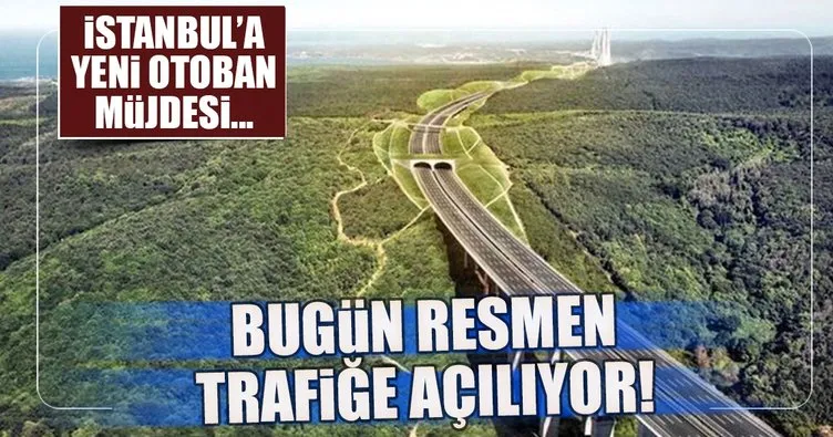 Kuzey Marmara Otoyolu Paşaköy-TEM Kurtköy bağlantı yolu açılıyor