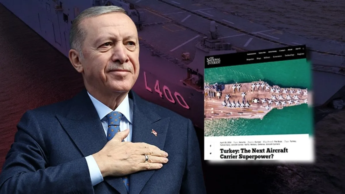 ABD'li dergi National Interest'ten TCG Anadolu ve Türk donanmasına övgü! Bir sonraki uçak gemisi süper gücü Türkiye mi?