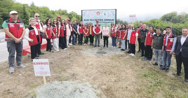 Bartın’da Aile Yılı Hatıra Ormanı