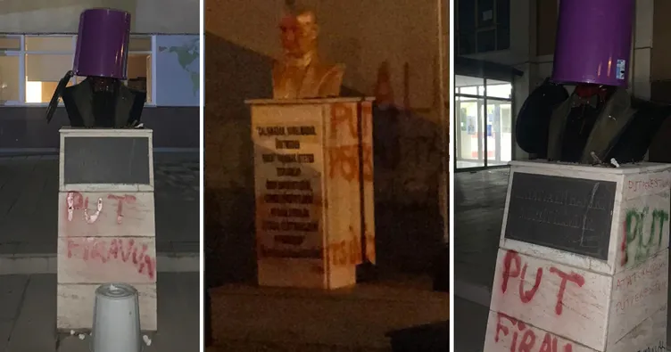 Atatürk büstlerine saldırıda flaş gelişme: O zanlı tutuklandı