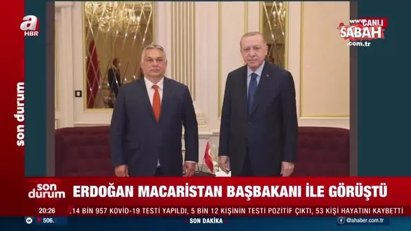 Başkan Erdoğan Brüksel'deki temasları kapsamında Macaristan Başbakanı Orban ile bir araya geldi | Video