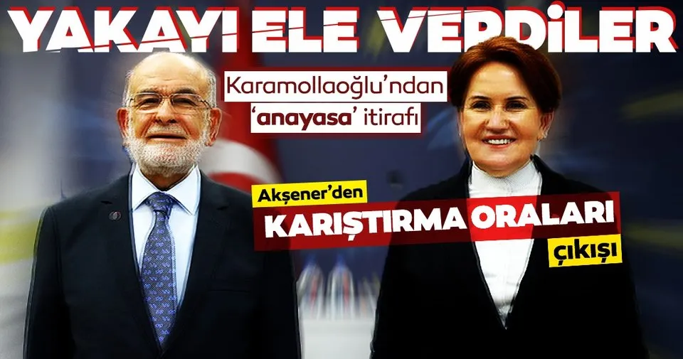 Temel Karamollaoğlu'ndan 'anayasa' itirafı! Meral Akşener anında müdahale etti