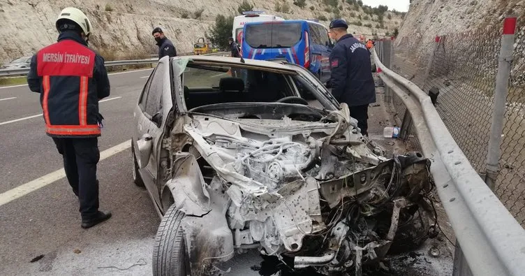 Tarsus-Ankara yolunda kaza: 1 ölü 7 yaralı
