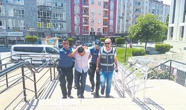 Polisin üzerine köpeğini saldı