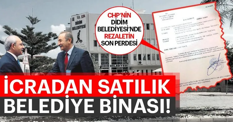 Didim belediye binası icradan satılık