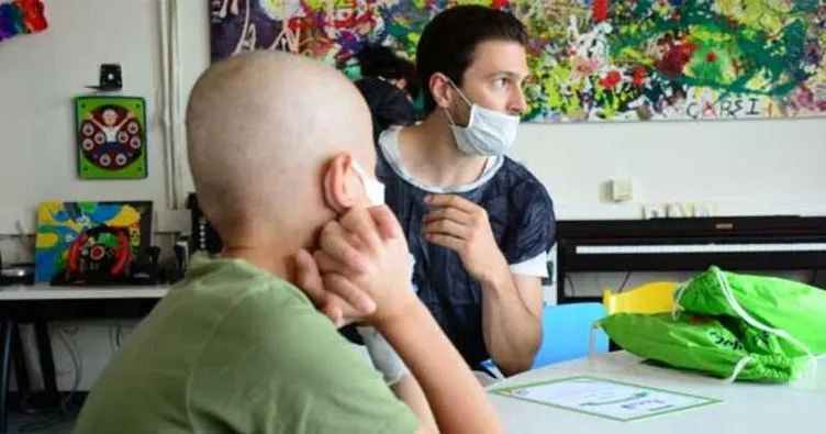 Kanserle mücadele eden çocukların eğitim heyecanı