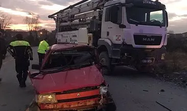 Samsun’da kaza geliyorum dedi: 9 yaşındaki sürücü kamyona çarptı… 3’ü ağır 5 yaralı! #samsun