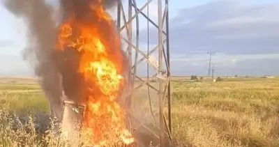 Viranşehir’de elektrik panosunda yangın #sanliurfa
