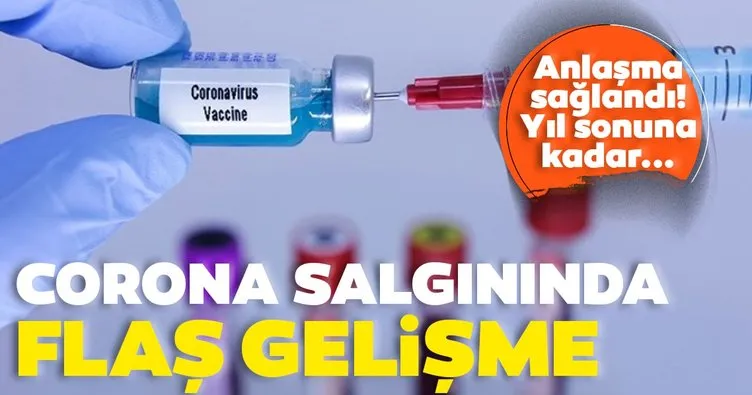 Corona virüs salgınında flaş gelişme! 4 ülke aşı için anlaştı