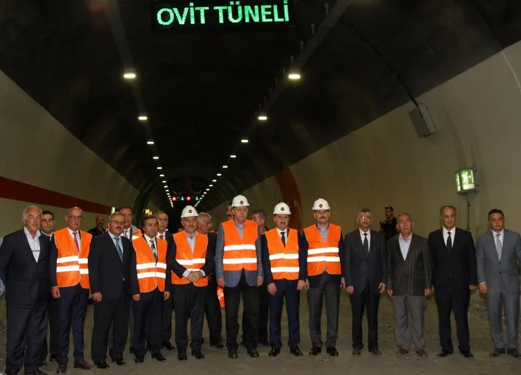 Cumhurbaşkanı Erdoğan, Ovit Tüneli’nde
