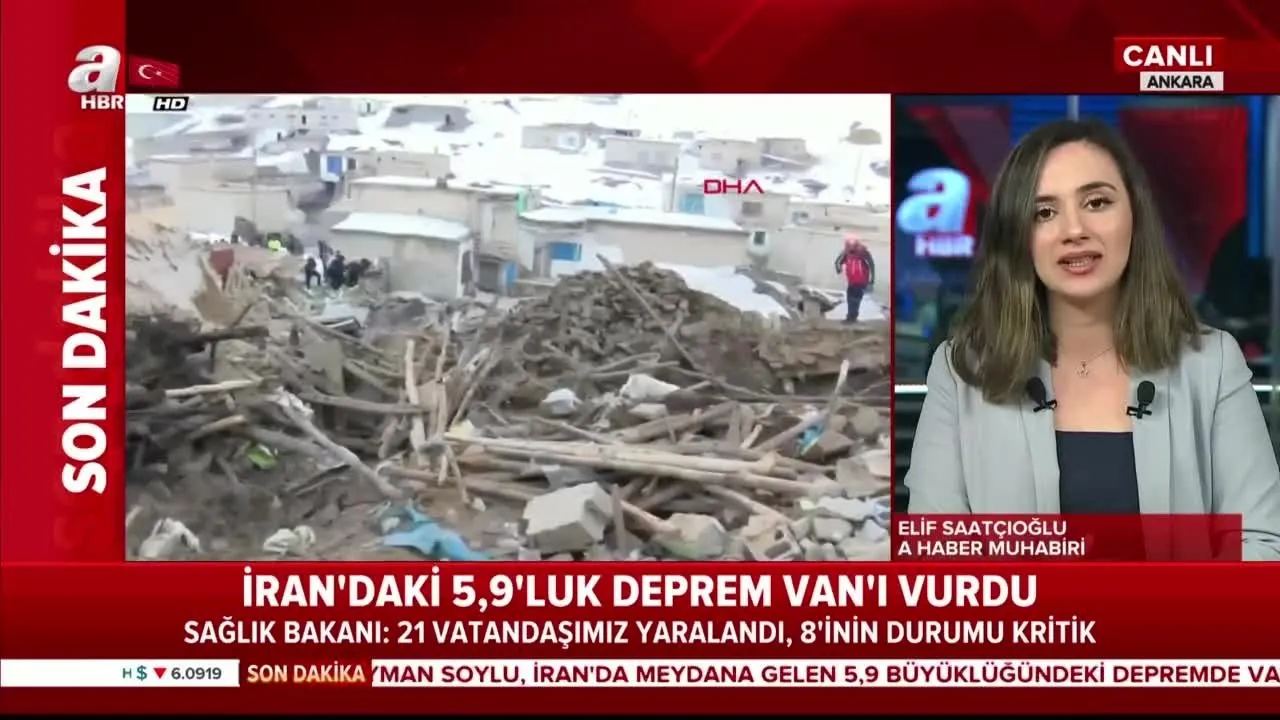Deprem son dakika van 2020