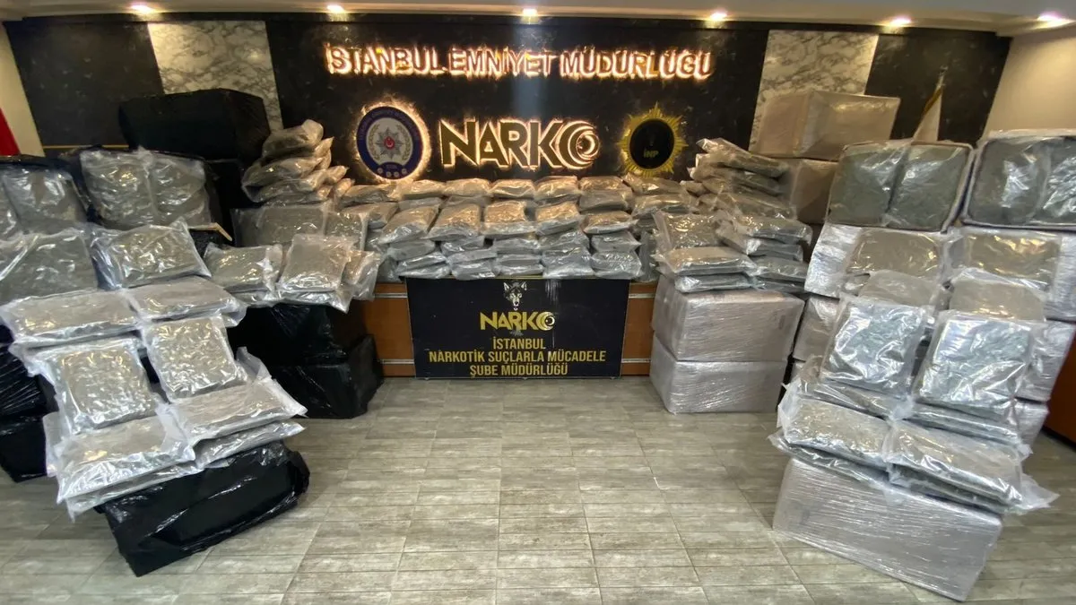 Çatalca’da 921 kilogram uyuşturucu yakalandı