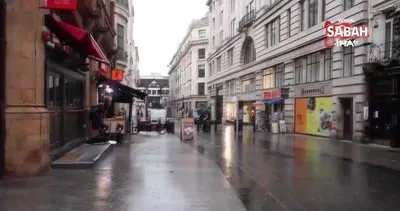 Londra sokakları sessizliğe büründü | Video