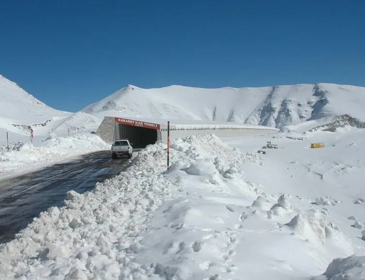 Karabet Kar Tüneli hizmete girdi!