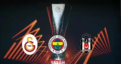 UEFA Avrupa Ligi’nde Fenerbahçe, Galatasaray ve Beşiktaş’ın rakipleri belli oldu! Fenerbahçe, Galatasaray ve Beşiktaş’ın rakipleri kim oldu?