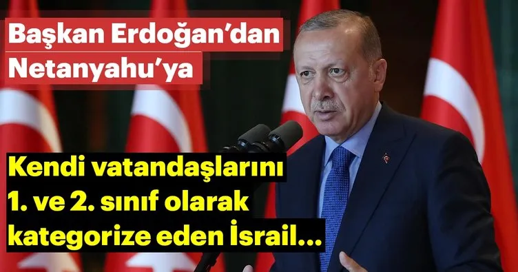 Başkan Erdoğan'dan Netanyahu'ya: Bu oyuna gelmeyiz