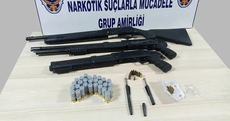 Samsun’da 2 adet suikast silahı ele geçirildi