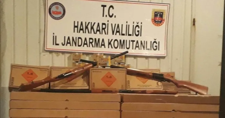 Hakkari’de cephanelik ele geçirildi!