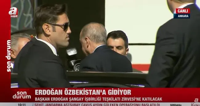 Başkan Erdoğan Özbekistan'a gidiyor