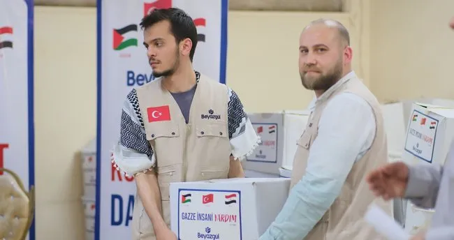 Beyazgül Derneği, Kahire’de Gazzeli mağdurlara umut oldu