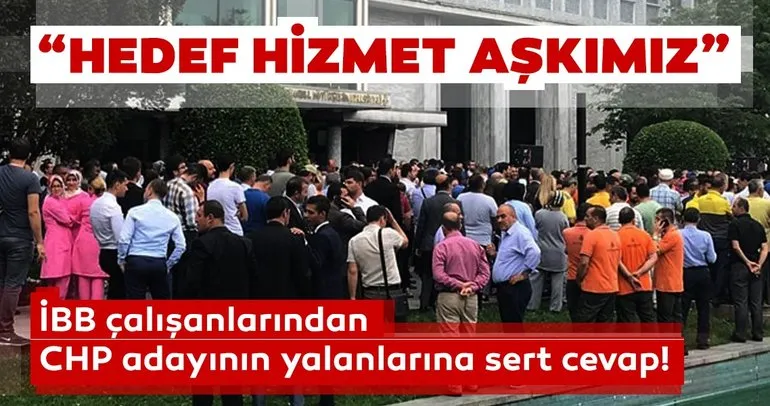 İBB çalışanları CHP’li İmamoğlu’nun iddialarını canlı yayında protesto etti