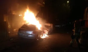 Mahallede panik! Alev alev yandı