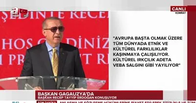 Cumhurbaşkanı Erdoğan, Gagauz Türklerine hitap etti