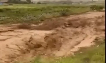 Kırıkkale'de sağanak yağış ve fırtına tarım arazilerine zarar verdi #kirikkale