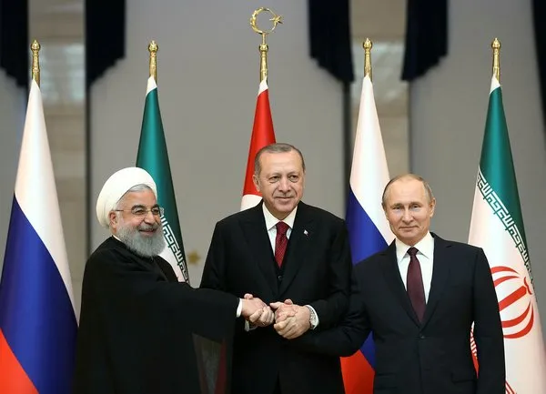 Türkiye-Rusya-İran Üçlü Zirvesi'nden yansıyan kareler