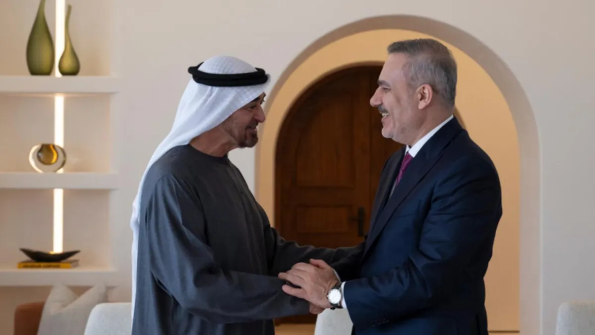 Bakan Fidan BAE Devlet Başkanı Nahyan ile görüştü! Bakan Fidan BAE Devlet Başkanı Nahyan ile görüştü!