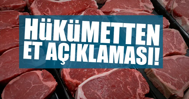 Bakan Fakıbaba’dan flaş et açıklaması