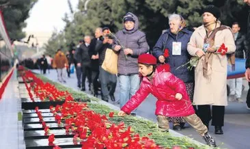 Azerbaycan’da ‘Kanlı Ocak’ kurbanları anıldı