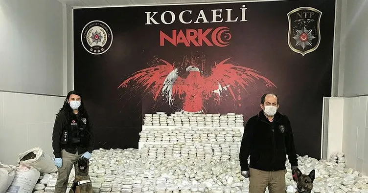 Son dakika: Kocaeli'de dev uyuşturucu operasyonu: 3 ton 860 kilogram...