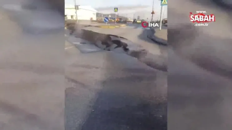 İzlanda’da sismik hareketlilik devam ediyor: Birçok yolda yarık oluştu
