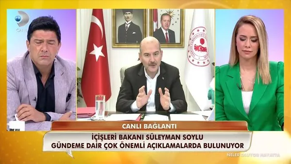 İçişleri Bakanı Süleyman Soylu'dan 'Neler Oluyor Hayatta' programında Hakan Ural ve Nur Tuğba Namlı'ya flaş açıklamalar | Video