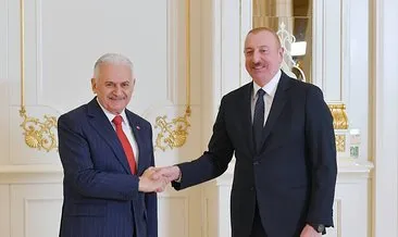 Azerbaycan Cumhurbaşkanı Aliyev, Binali Yıldırım ile görüştü