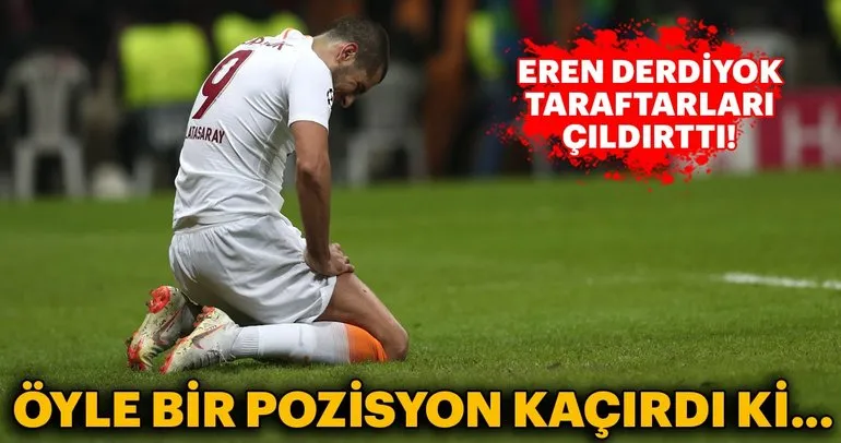 Eren Derdiyok, Galatasaray taraftarlarını çıldırttı