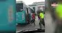 İstanbul Esenyurt'ta tıka basa dolu otobüs trafikten men edildi | Video