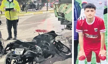 Antrenman çıkışı motosiklet kazasında öldü #giresun