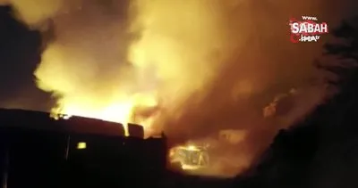 Maltepe’de gecekondu yangını: Alevler geceyi aydınlattı | Video
