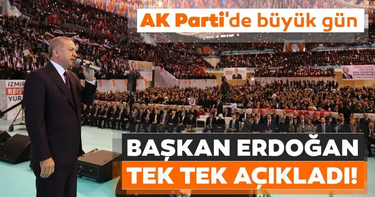 Son dakika: Başkan Erdoğan İzmir İlçe Belediye Başkan Adaylarını açıkladı