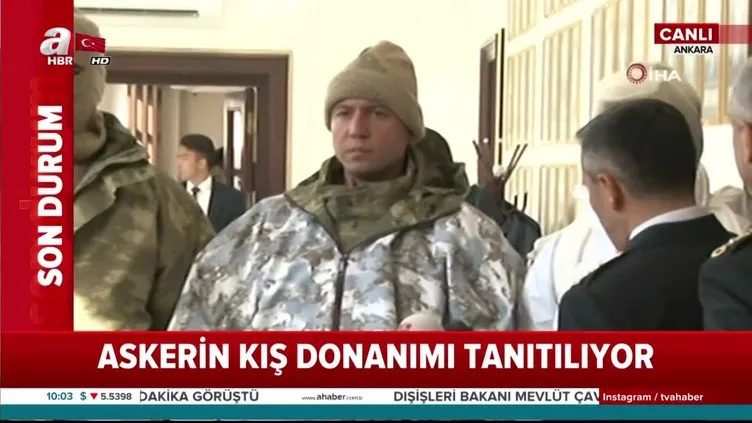 Askerin kış donanımı tanıtıldı!