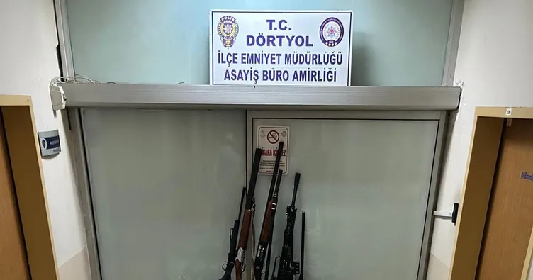 Dörtyol’da silah kaçakçılığı operasyonu