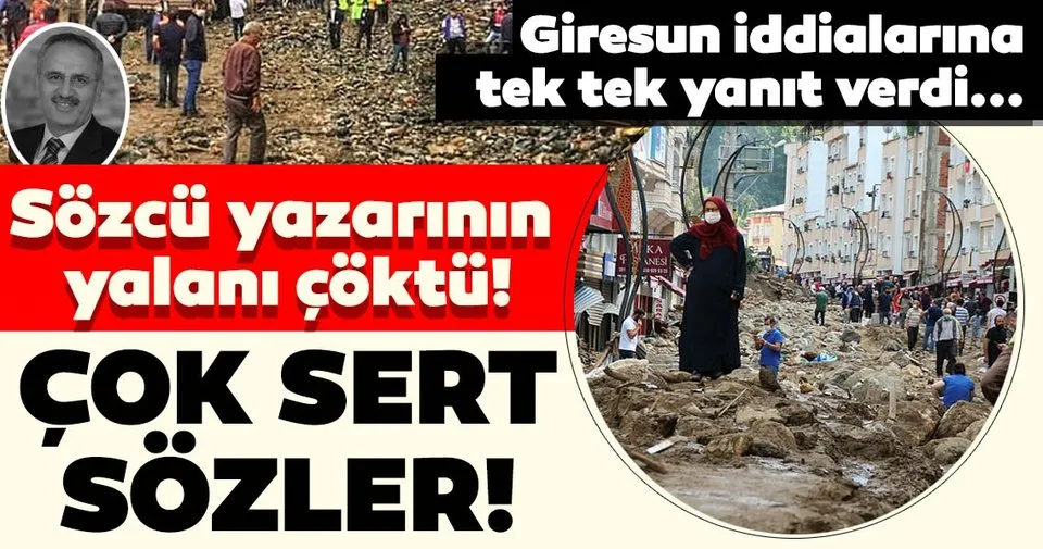 Son Dakika Sozcu Gazetesi Yazari Saygi Ozturk Un Giresun Yalani Coktu Bakan Soylu Cok Sert Sozlerle Tepki Gosterdi Son Dakika Haberler