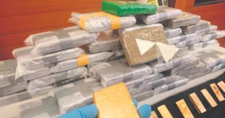 Külçeli çeteye kokain baskını