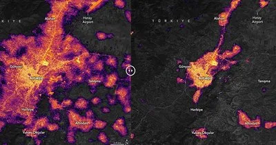 NASA görüntüleri yayınladı: Depremin boyutunu gözler önüne seren tablo...