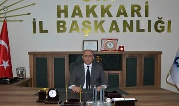 CHP Hakkari il başkanı istifa etti: 5 aydır kimse gelmedi!