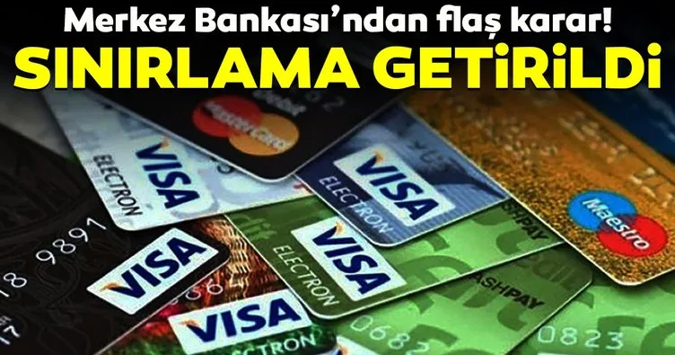 Merkez Bankası’ndan kredi kartından alınan komisyona sınırlama