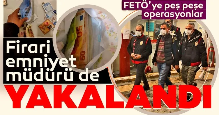 Son dakika: FETÖ'ye peş peşe operasyonlar! Firari emniyet müdürü yakalandı